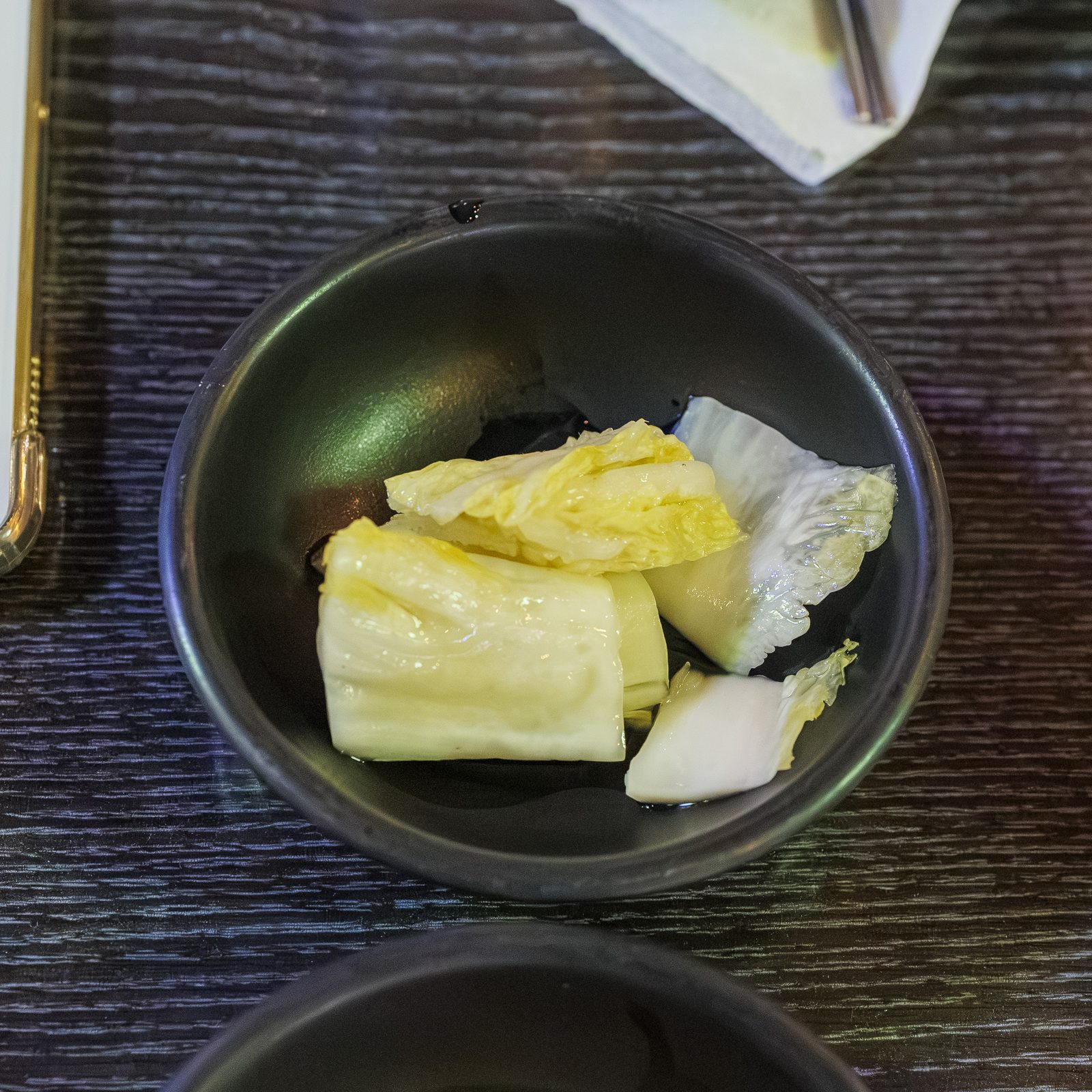 기본 반찬 백김치